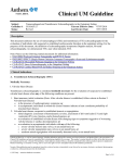 Clinical UM Guideline