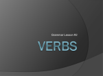 Verbs