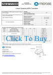 Linear Systems NPN Transistor