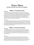 Explorer Introduction and Conclusion Samples