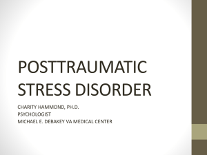 POSTTRAUMATIC STRESS DISORDER
