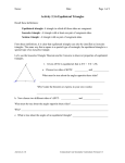Activity 2.3.6 Equilateral Triangles