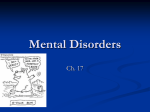 Chapter 17 - Disorders