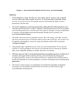 Chapter 1- Environmental Problems, Their Causes