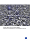 Electron backscatter diffraction (EBSD) of nonconductive