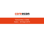 Teaching CORE - Aston University