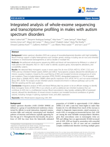 Integrated analysis of whole-exome sequencing and transcriptome