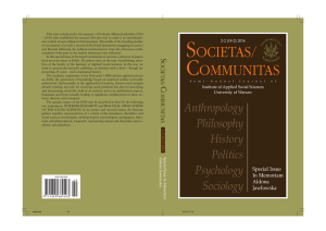 Anthropology Philosophy History Politics Psychology Sociology