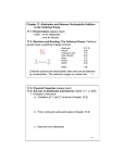 Chapter 17: Aldehydes and Ketones: Nucleophilic Addition to the