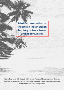 Marine conservation in the British Indian Ocean