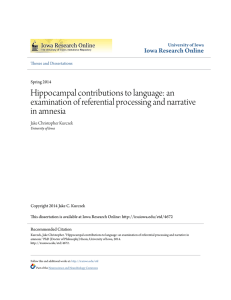 Hippocampal contributions to language