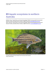 Aquatic ecosystems of northern Australia (PDF 6.43 MB)