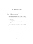 CSCI 150: Practice Exam 2