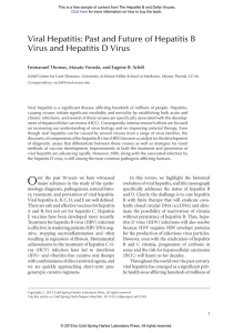 The Hepatitis B and Delta Viruses - Cold Spring Harbor Laboratory