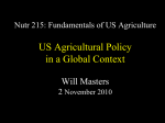 AGEC 640 * Agricultural Policy