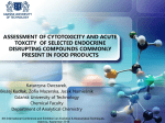 assessment of cytotoxicity and acute toxcity of