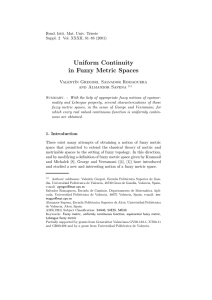 Uniform Continuity in Fuzzy Metric Spaces