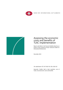 Assessing the economic costs and benefits of TLAC implementation