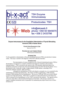 Enzyme Immunoassay for the Quantitative Determination of Thyroid