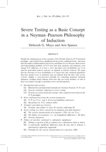 Severe Testing as a Basic Concept in a Neyman–Pearson