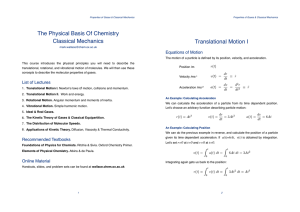 Physical Principles Handout