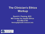 Ethics Workshop with Case - University of Missouri