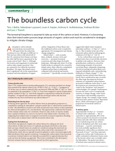 The boundless carbon cycle - Stroud Water Research Center