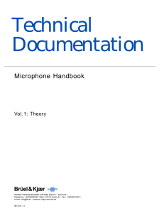 User Manual/Handbook: Microphone Handbook Volume 1