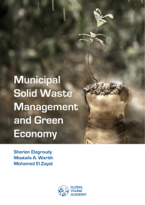 Municipal Solid Waste Management and Green Economy
