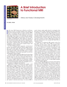 A Brief Introduction to Functional MRI