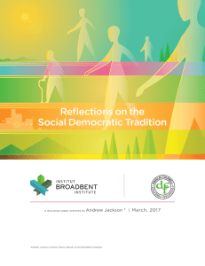 Reflections on the Social Democratic Tradition