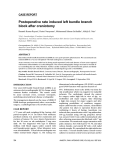 Postoperative rate induced left bundle branch block after craniotomy