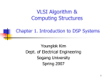 Dept. of Electrical Engineering, Sogang University