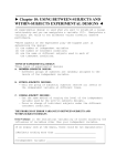 chapter 10: using between-subjects and