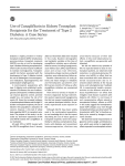 Use of Canagliflozin in Kidney Transplant