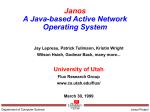 janos-pimteam3-990330 - University of Utah School of Computing