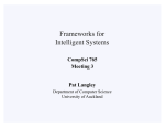 Frameworks for Intelligent Systems