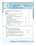 Complementary Angles and Trigonometric Ratios