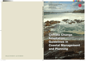 Climate Change Adaptation Guidelines in Coastal Management and