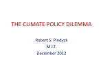 THE CLIMATE POLICY DILEMMA