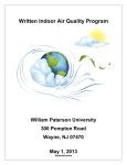 Written Indoor Air Quality Program