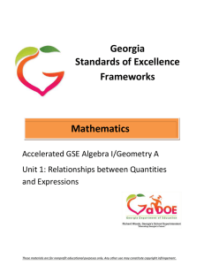 tasks - Georgia Mathematics Educator Forum