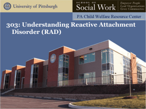 1. Understanding Reactive Attachment Disorder
