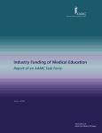 Industry Funding of Medical Education