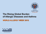 World Allergy Week 2012 Powerpoint slides