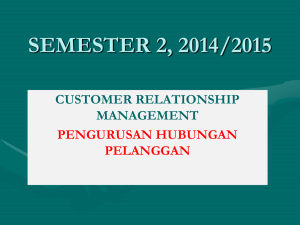 customer relationship management