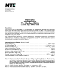 NTE74HCT00 Integrated Circuit TTL − High Speed CMOS, Quad 2