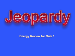 Jeopardy Review