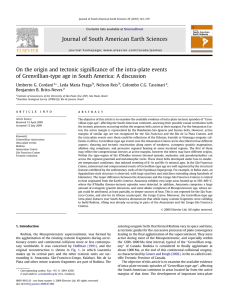 On the origin and tectonic significance of the intra-plate