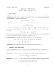 Elements of Statistics 1 Expectation 2 Variance and Deviation